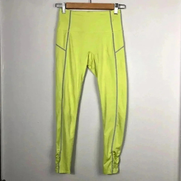 Free People Movement Leggings Activewear Compression Workout Key Lime Women's XS - Picture 3 of 6